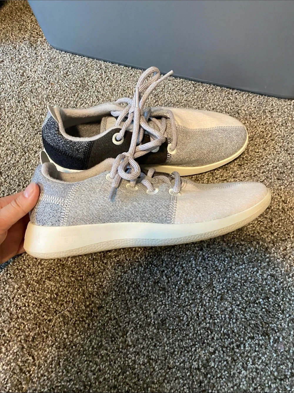 allbirds Women's Two-Tone Gray & Black Athletic Sneakers